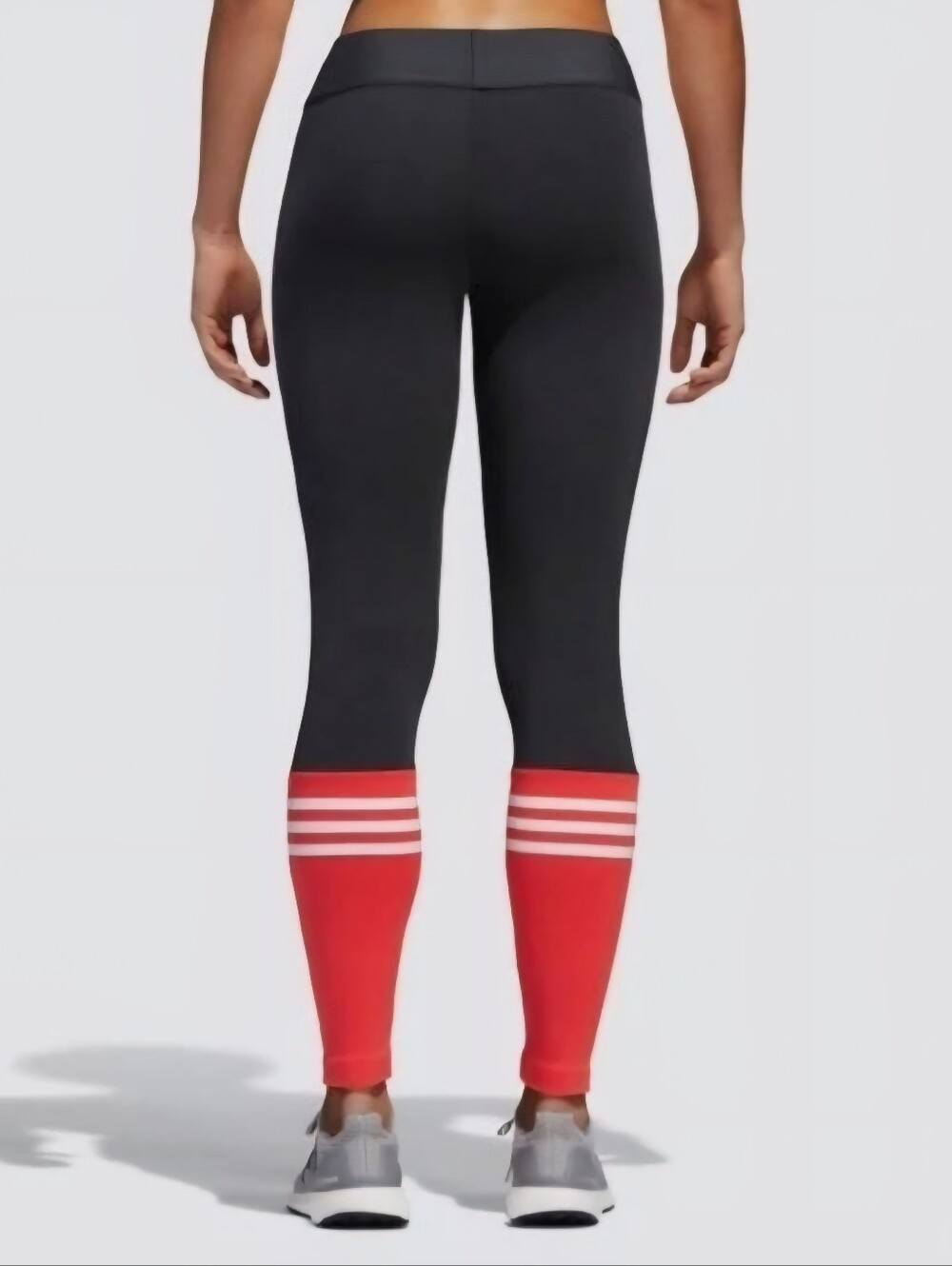 Adidas | Women's Sport ID Tights/Response Leggings | Medium | Gray & Red